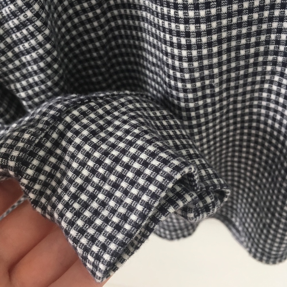 Cropped Gingham Hoodie - Picture 4 of 4